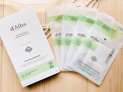 ホワイトトリュフダブルマスクパック(鎮静/保湿) /ダルバ/シートマスク・パックを使ったクチコミ(3枚目)