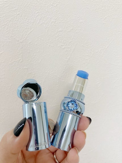 サムシングピュアブルー リップグロウ セラムバーム/JILL STUART/リップバームを使ったクチコミ(2枚目)