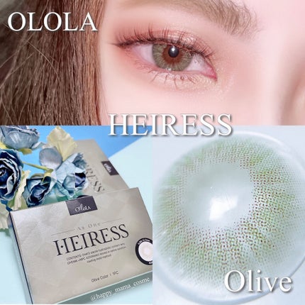 エアリス(Heiress)/OLOLA/カラーコンタクトレンズを使ったクチコミ(1枚目)