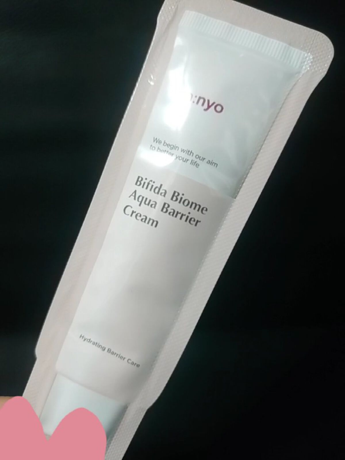 ビフィダバイオームアクアバリアクリーム/manyo/フェイスクリームを使ったクチコミ（1枚目）