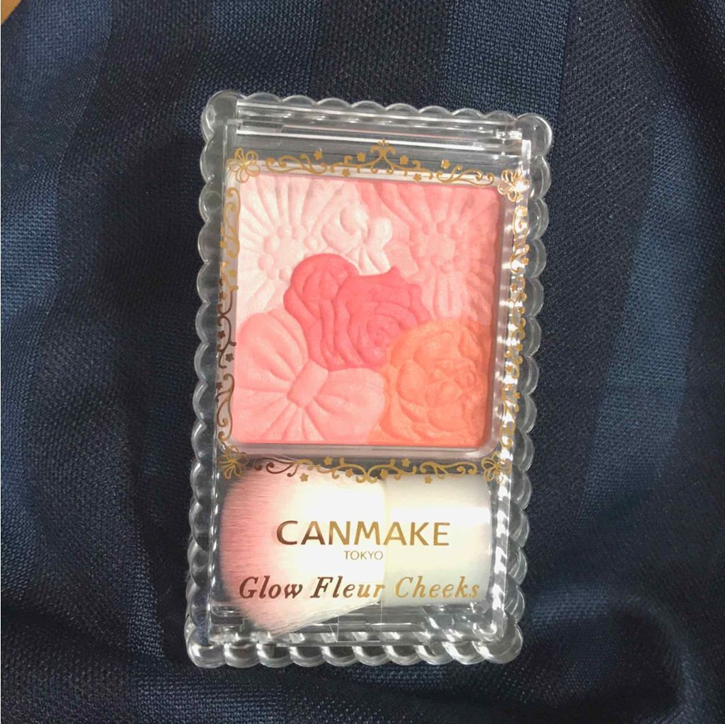 グロウフルールチークス/キャンメイク/パウダーチークを使ったクチコミ(1枚目)