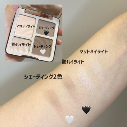 JUDYDOLL メリハリマスターパレット/JUDYDOLL/パウダーハイライトを使ったクチコミ(3枚目)