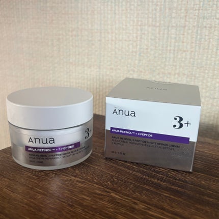 レチノール 3ペプチドナイトリペアクリーム/Anua/フェイスクリームを使ったクチコミ(2枚目)