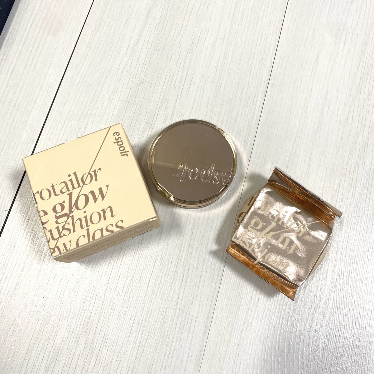 プロテーラービーグロウクッション ニュークラス/espoir/クッションファンデーションを使ったクチコミ（1枚目）