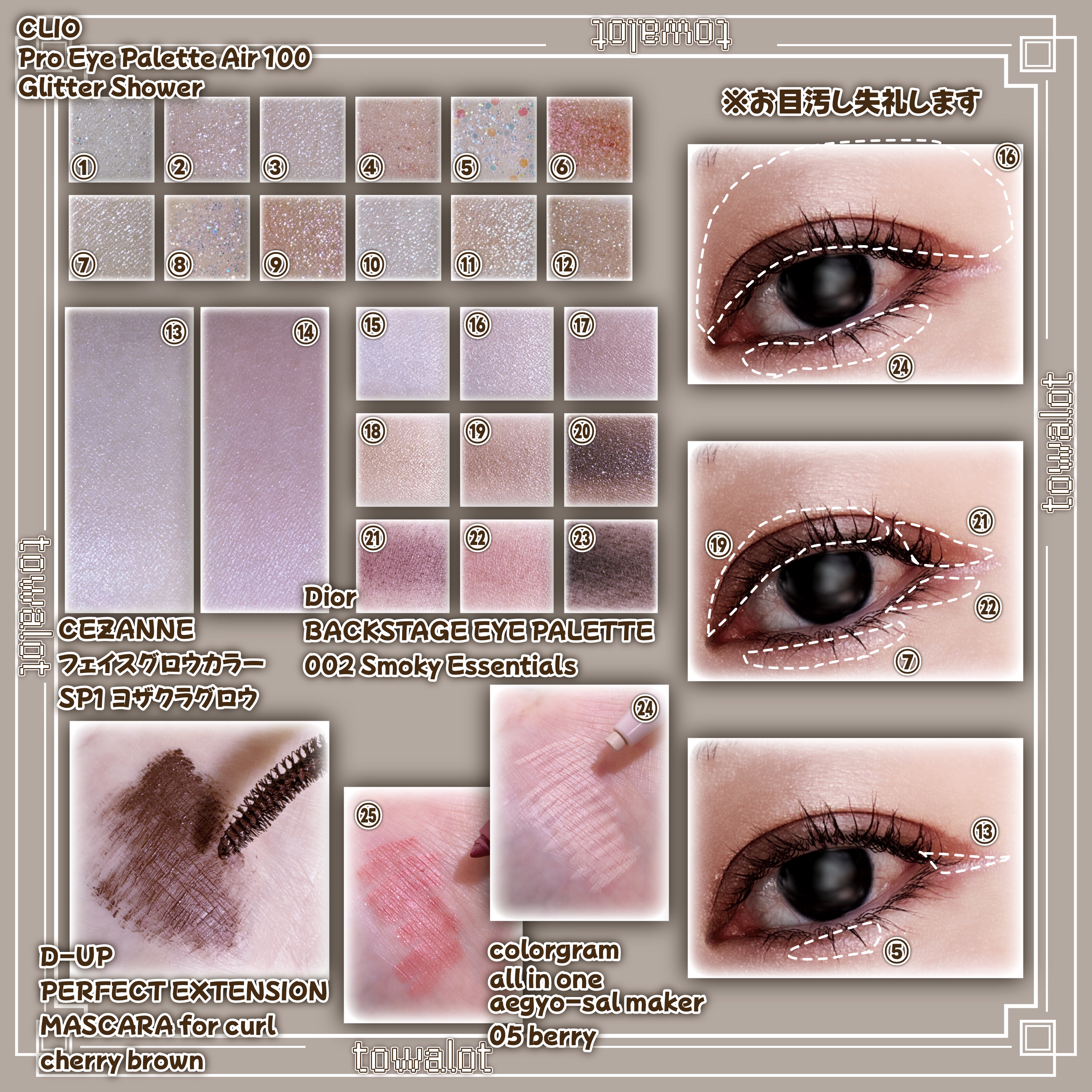 ディオール バックステージ アイ パレット/Dior/アイシャドウパレットを使ったクチコミ（2枚目）