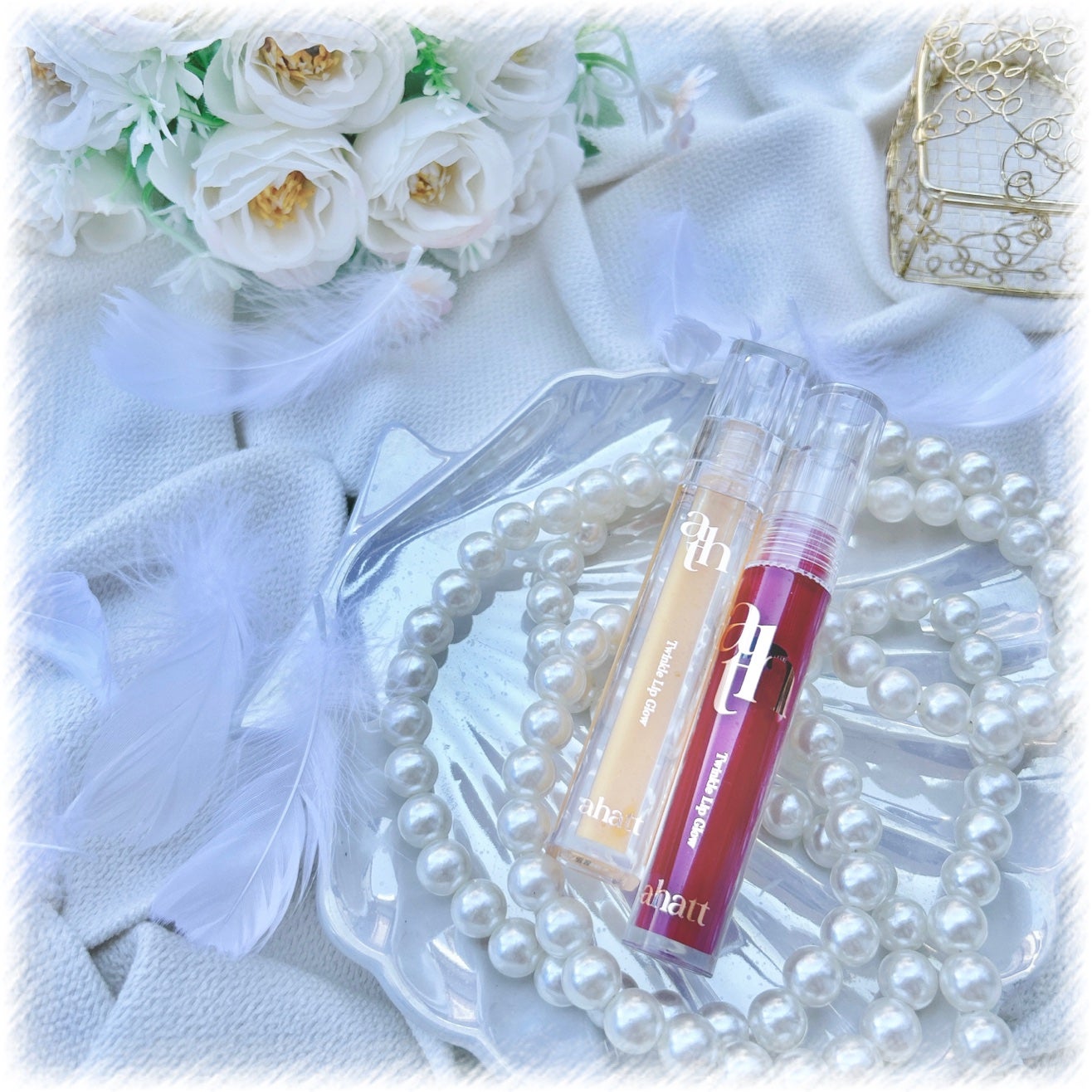 トゥインクルリップグロウ/ahatt/リップグロスを使ったクチコミ(1枚目)