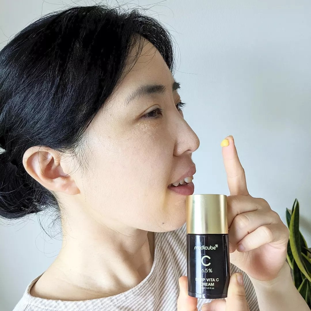 ディープビタCクリーム/MEDICUBE/フェイスクリームを使ったクチコミ(1枚目)