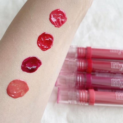Glassy Layer Fixing Tint/lilybyred/口紅を使ったクチコミ(2枚目)