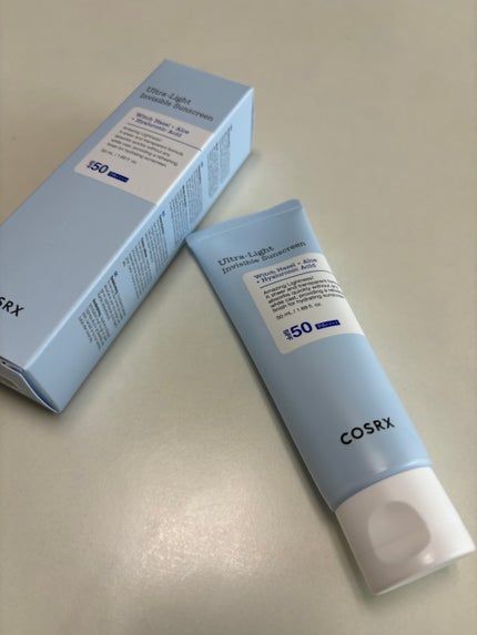 ウルトラライト透明UVクリーム/COSRX/日焼け止めクリームを使ったクチコミ(1枚目)
