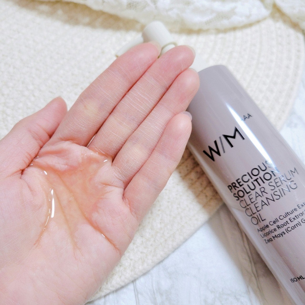 プレシャスソリューション クリアセラム クレンジングオイル/W/M AAA/オイルクレンジングを使ったクチコミ(3枚目)