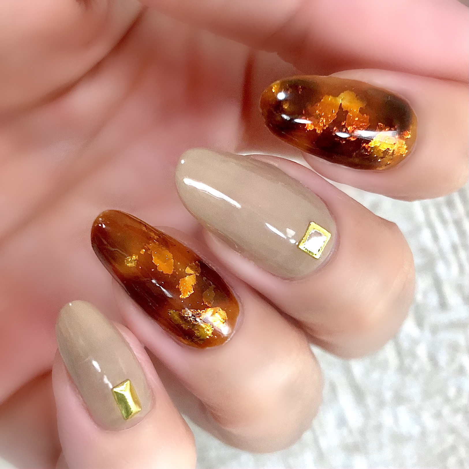 ムードペブルネイル/rom&nd/マニキュアを使ったクチコミ（3枚目）