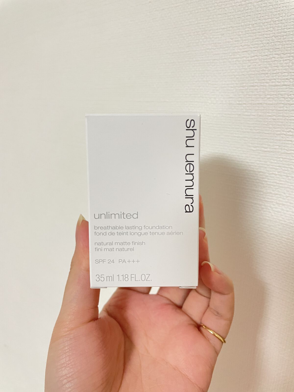 （旧）アンリミテッド ラスティング フルイド/shu uemura/リキッドファンデーションを使ったクチコミ（2枚目）