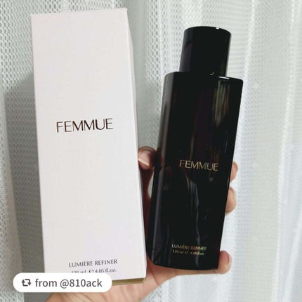 ルミエール リファイナー/FEMMUE/化粧水を使ったクチコミ(1枚目)