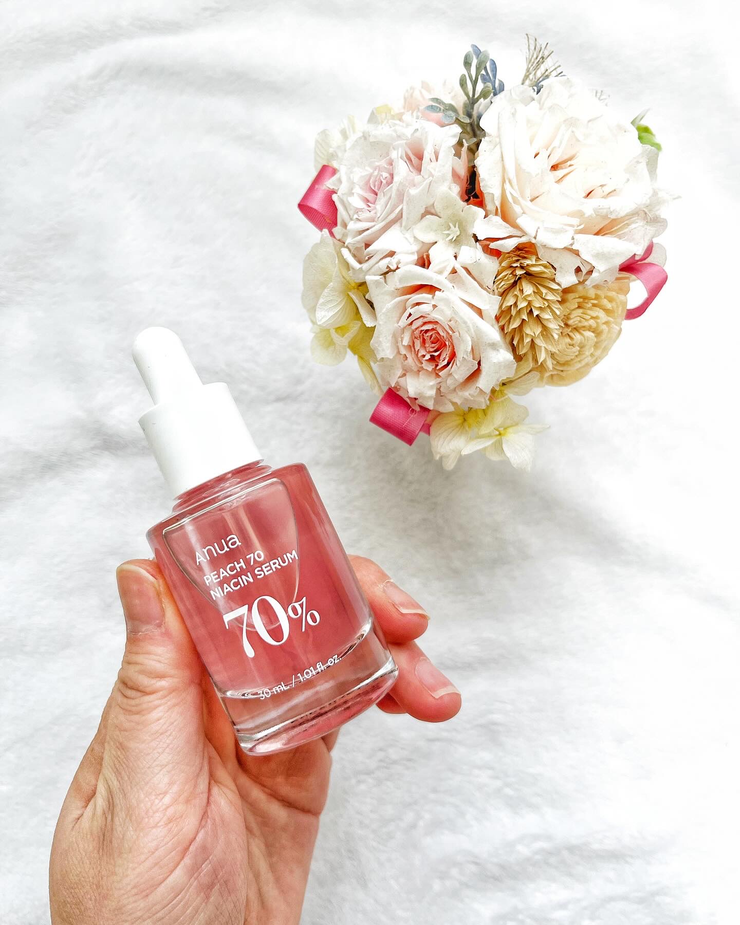桃70%ナイアシンセラム/Anua/美容液を使ったクチコミ（1枚目）