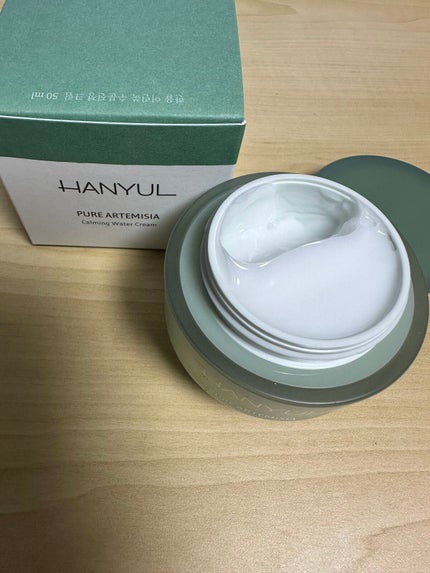 ピュアアルテミシア カーミングウォータークリーム/HANYUL(ハンユル)/フェイスクリームを使ったクチコミ(2枚目)