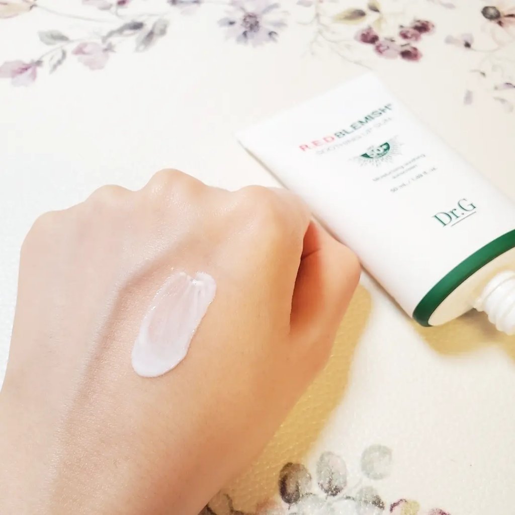 レッドブレミッシュスージングアップサン/Dr.G/日焼け止めクリームを使ったクチコミ（3枚目）