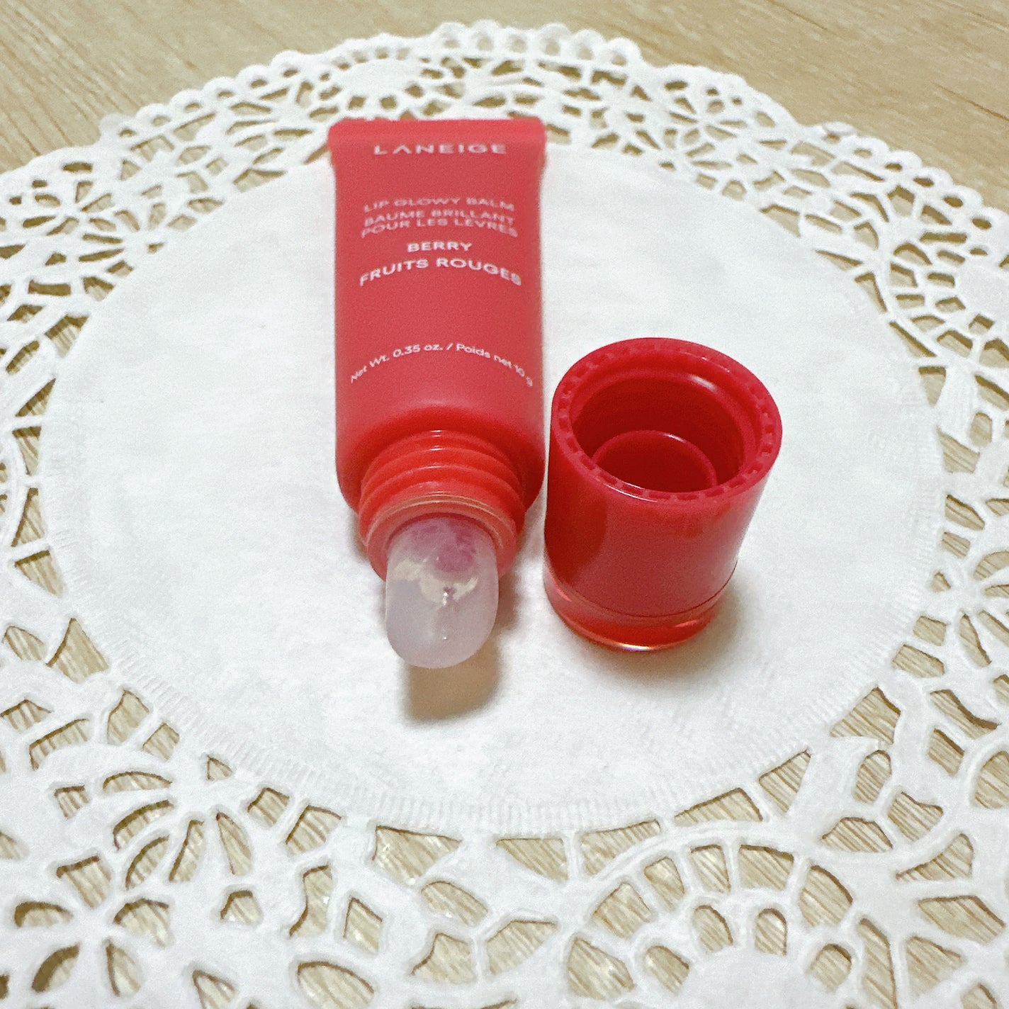 リップグロウィバーム/LANEIGE/リップバームを使ったクチコミ(4枚目)