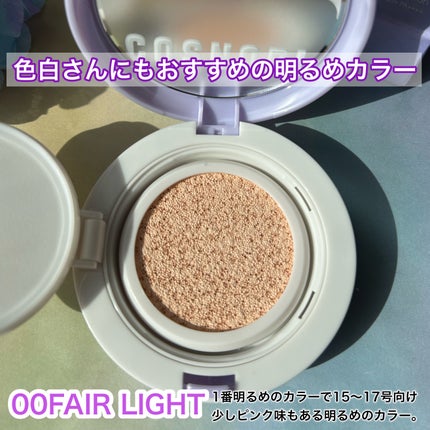 パンテノールバリアクッション/COSNORI/クッションファンデーションを使ったクチコミ(4枚目)