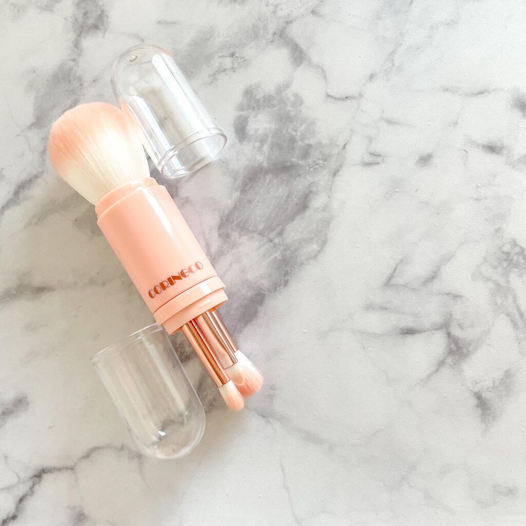 a m u on LIPS 「メイクブラシにもこだわりたい❤︎【CORINGCOコットンキャ..」(5枚目)