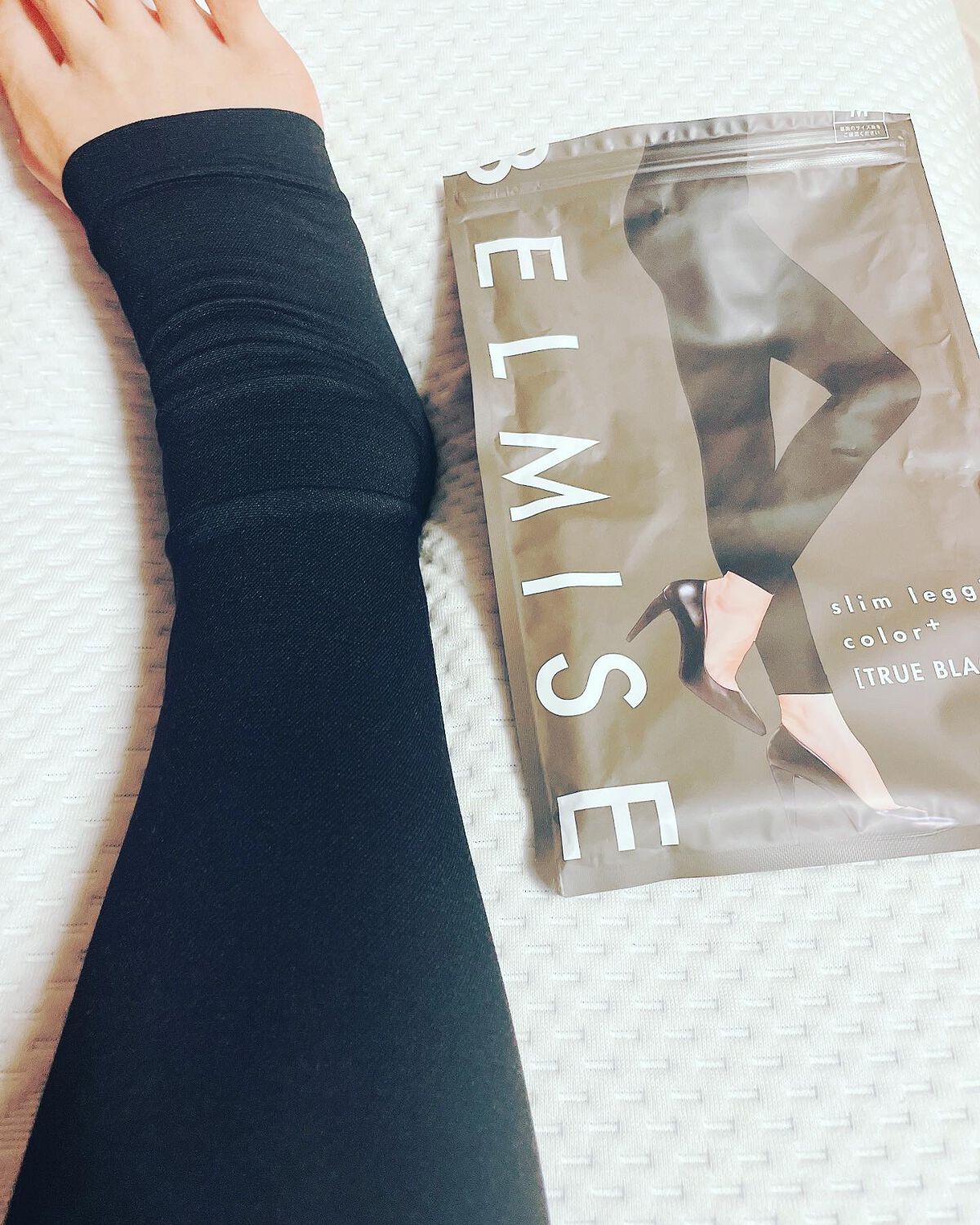 スリムレギンス color+/BELMISE/着圧ソックス・レギンスを使ったクチコミ（3枚目）