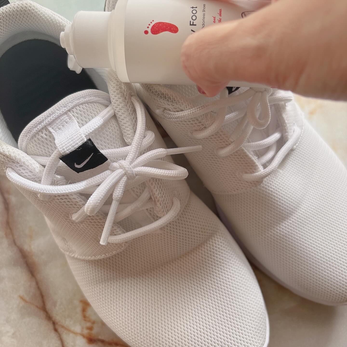 靴の消臭除菌パウダー/ベビーフット/レッグ・フットケアを使ったクチコミ（3枚目）