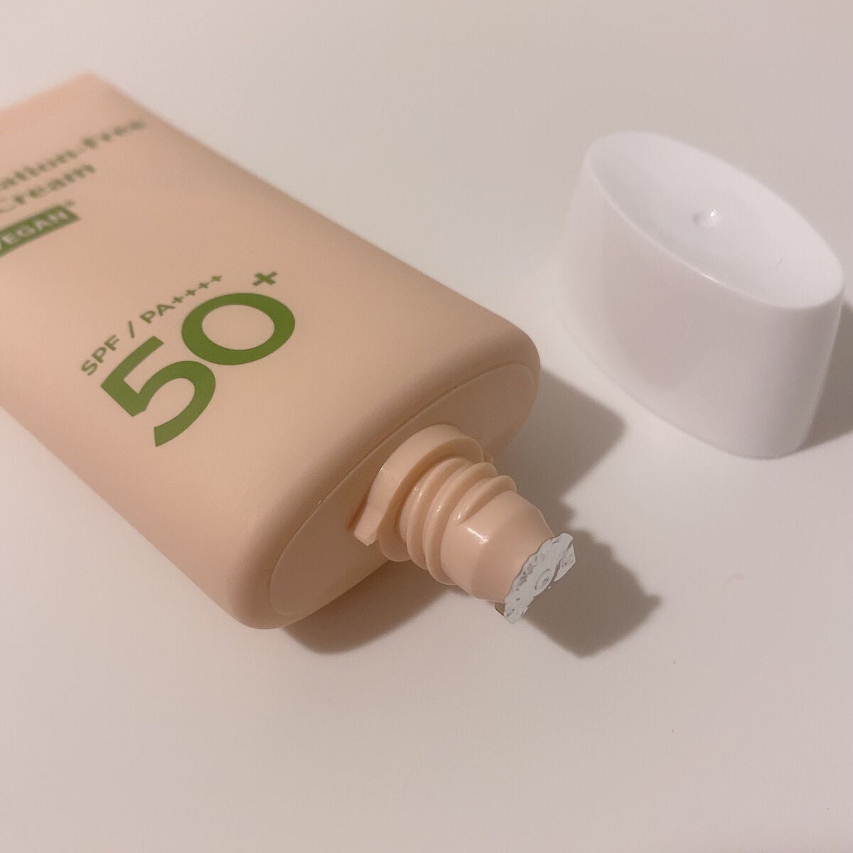 ファンデフリー サンクリーム/manyo/日焼け止めクリームを使ったクチコミ(5枚目)