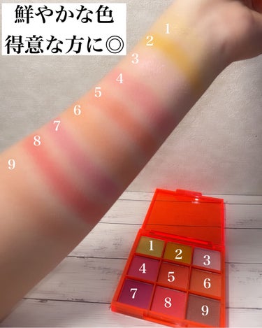 UR GLAM　BLOOMING EYE COLOR PALETTE/U R GLAM/アイシャドウパレットを使ったクチコミ（3枚目）