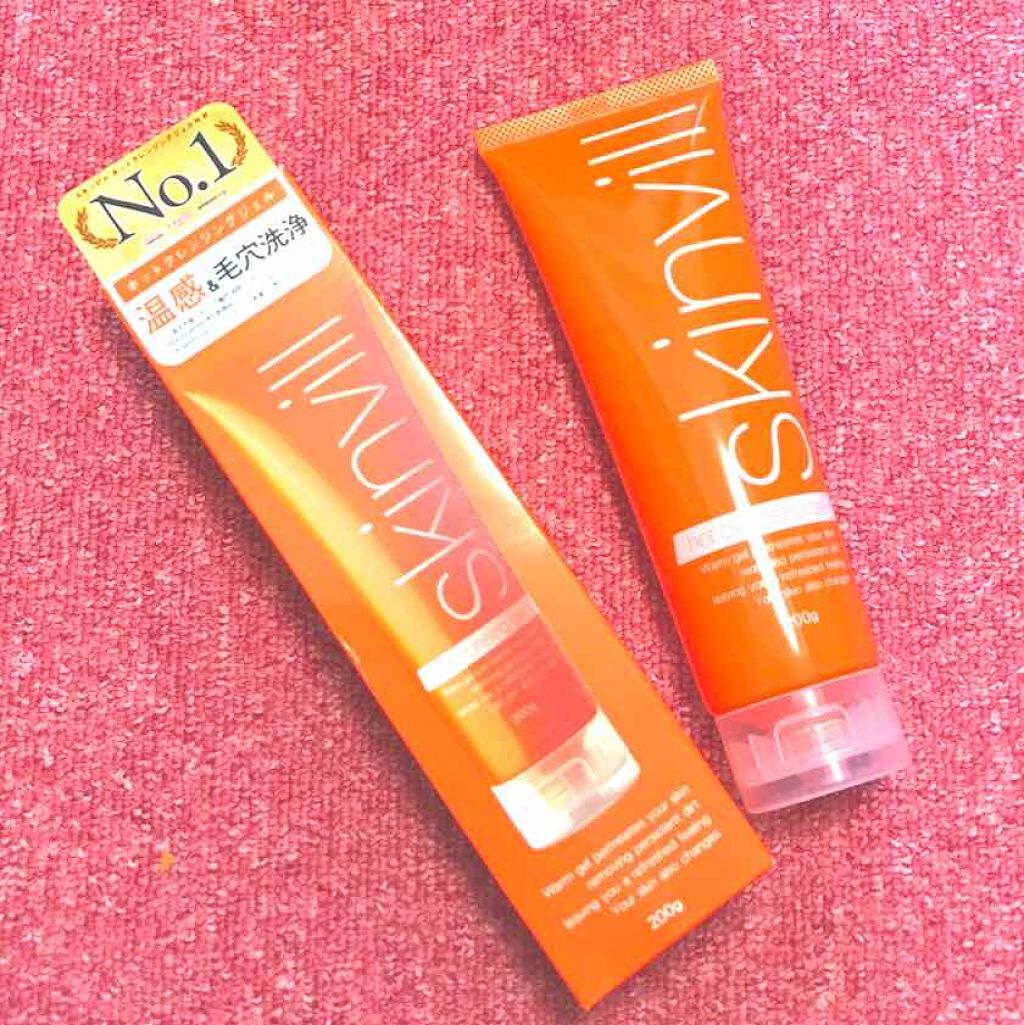 ホットクレンジングジェル(旧)/skinvill/クレンジングジェルを使ったクチコミ（1枚目）