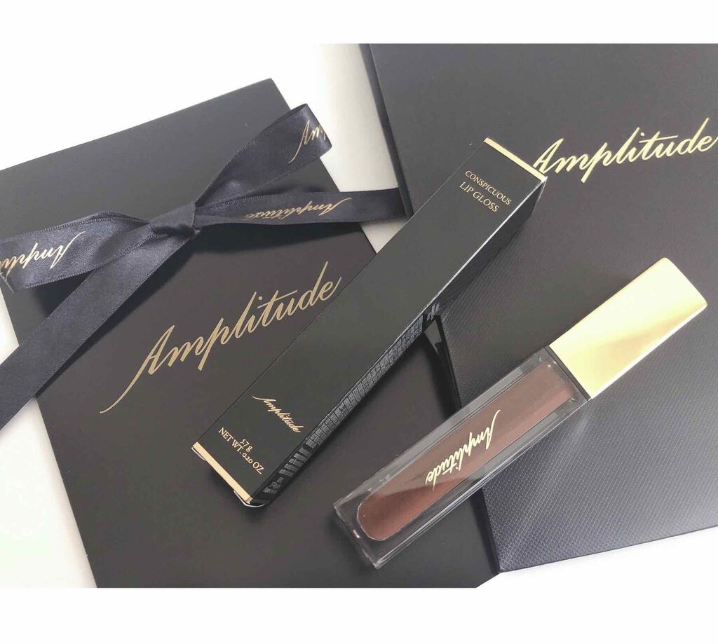 コンスピキュアス リップグロス 04 ブラウン/Amplitude/リップグロスを使ったクチコミ（1枚目）