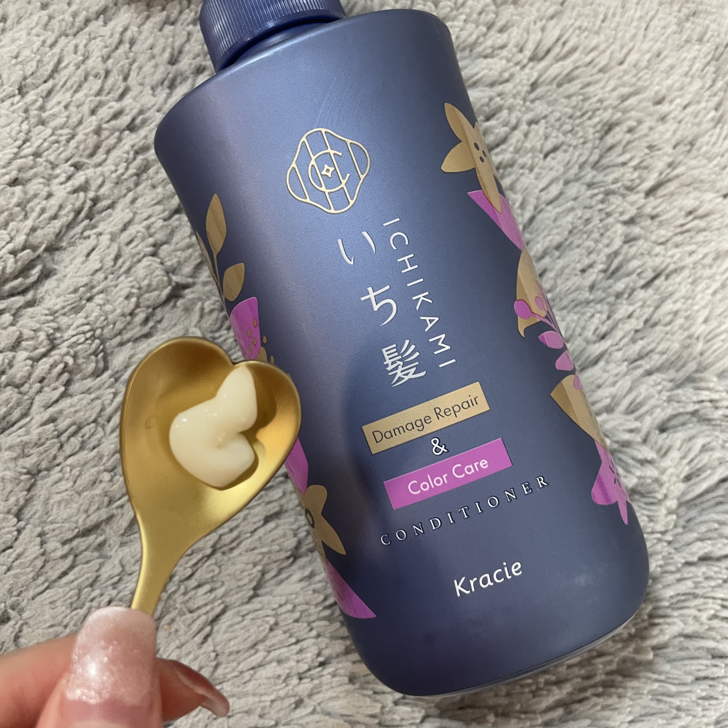 ダメージリペア＆カラーケア トリートメント/いち髪/洗い流すヘアトリートメントを使ったクチコミ（3枚目）