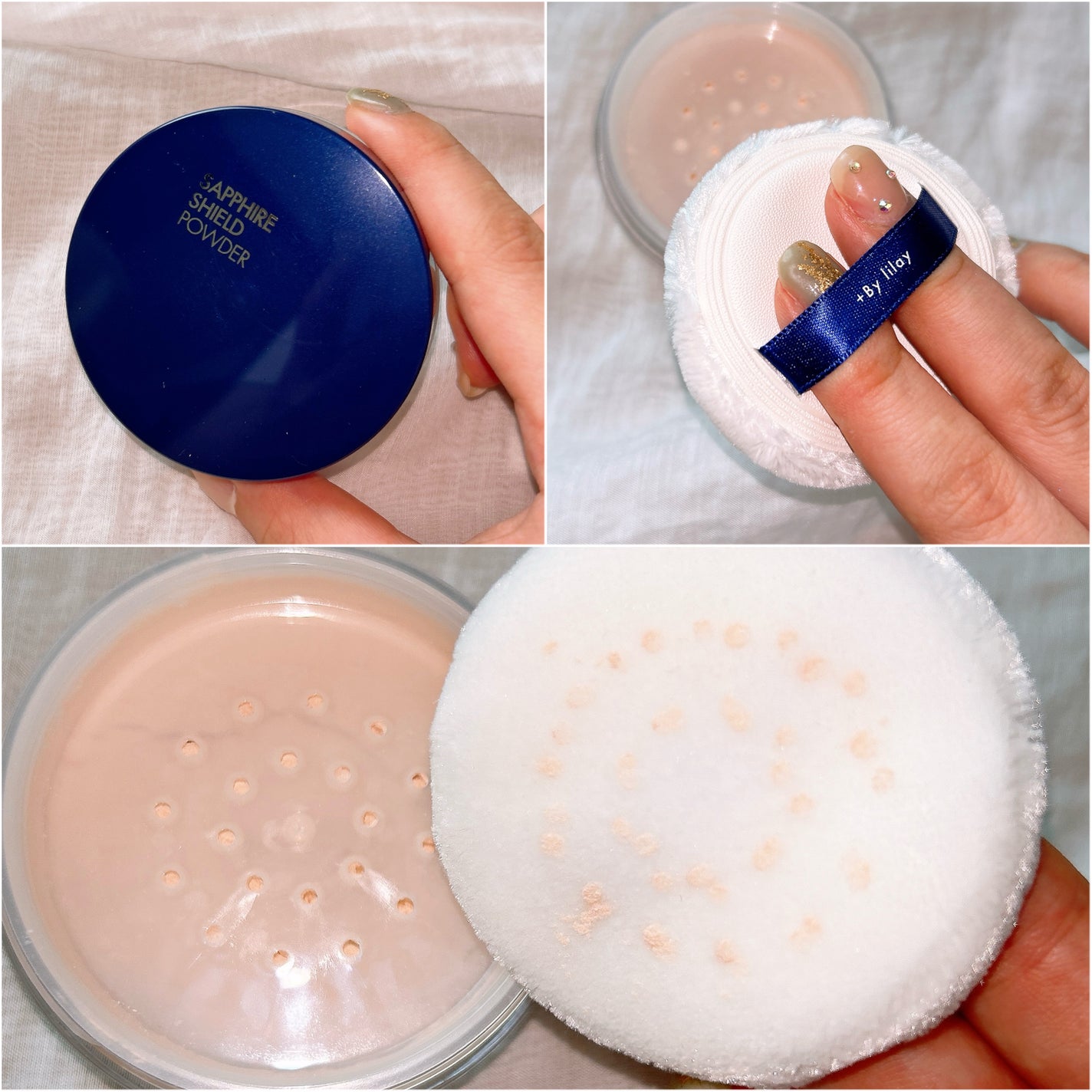+By lilay サファイアシールドパウダー/LILAY/ルースパウダーを使ったクチコミ(2枚目)