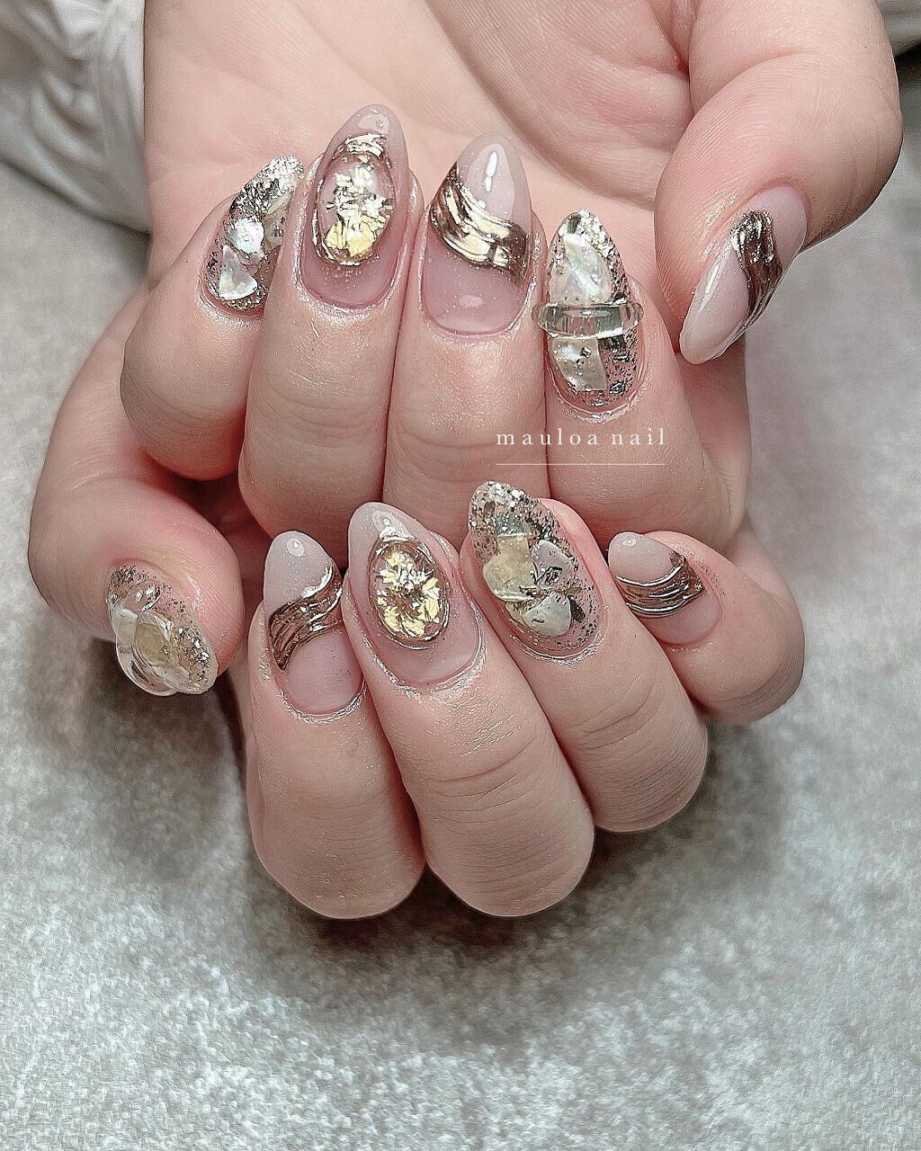 mauloa_nail on LIPS 「・持ち込み画像☺️✨いつもありがとうございます❤️・ネイルレッ..」(1枚目)