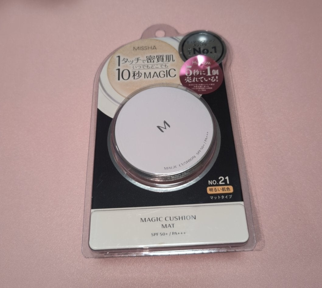 M クッションファンデーション(マット)/MISSHA/クッションファンデーションを使ったクチコミ(1枚目)