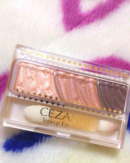 トーンアップアイシャドウ/CEZANNE/アイシャドウパレットを使ったクチコミ(1枚目)