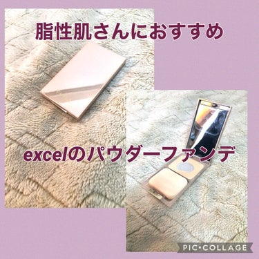 フェザライズオン パウダー/excel/パウダーファンデーションを使ったクチコミ（1枚目）