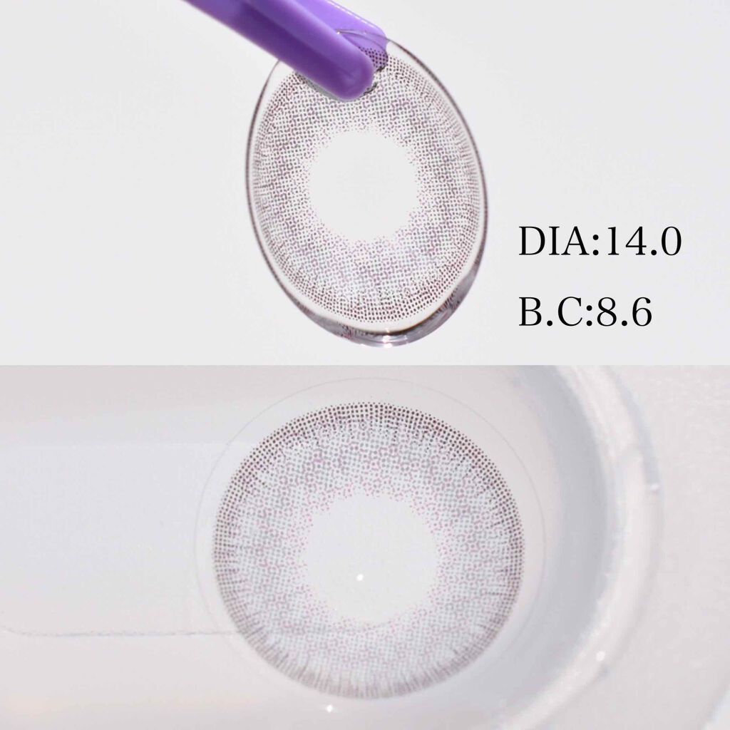 Shocked Kristin グレー/Hapa kristin/カラーコンタクトレンズを使ったクチコミ（2枚目）