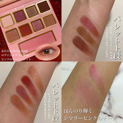 シナモン ベア メイクアップ コレクション/Too Faced/アイシャドウパレットを使ったクチコミ(2枚目)