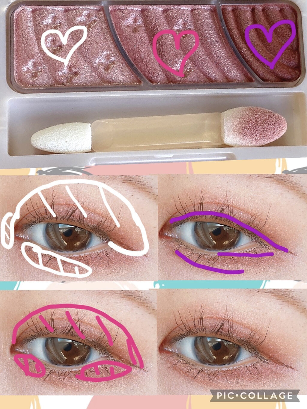 トーンアップアイシャドウ/CEZANNE/アイシャドウパレットを使ったクチコミ（3枚目）