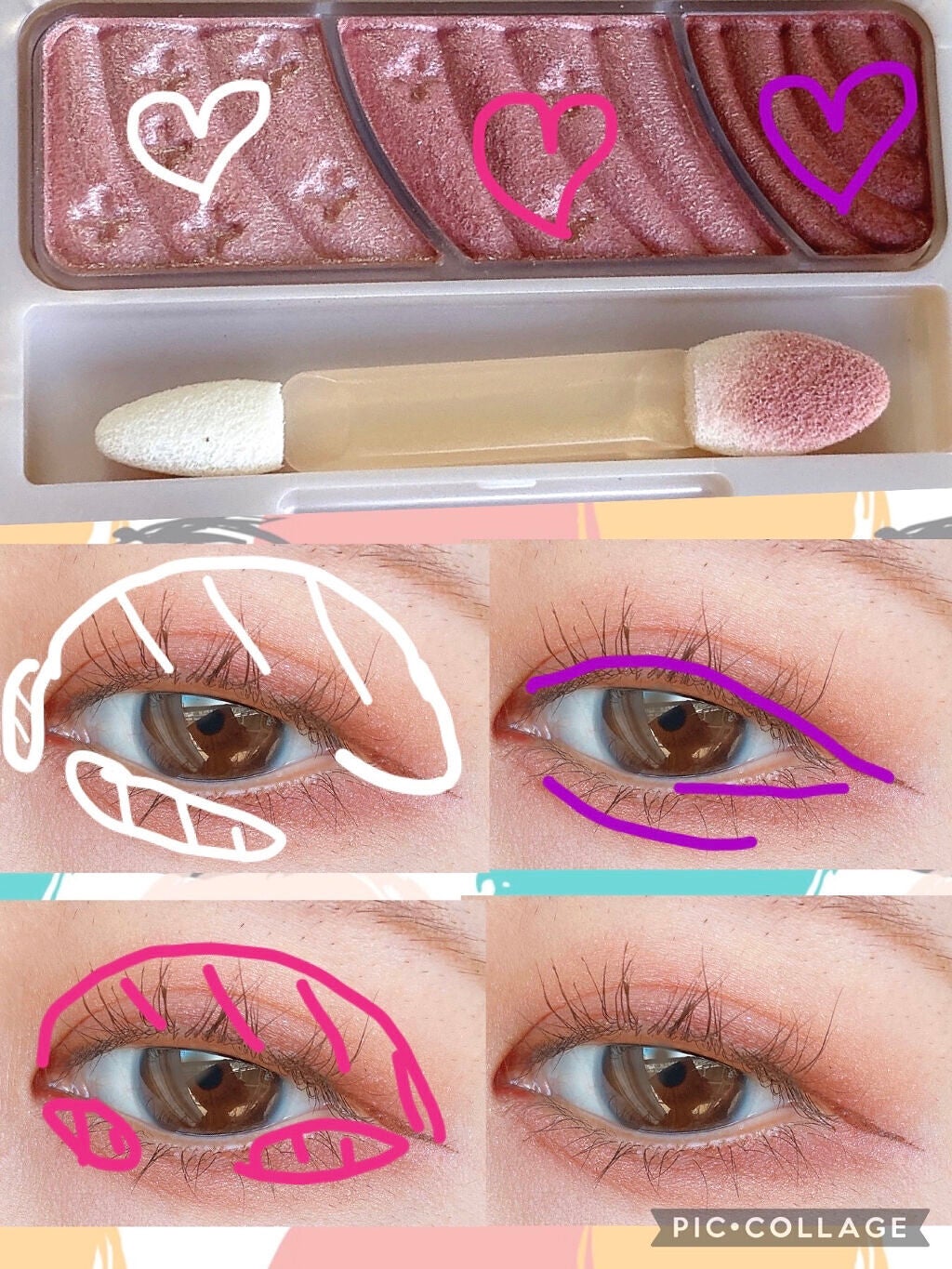 トーンアップアイシャドウ/CEZANNE/アイシャドウパレットを使ったクチコミ(3枚目)