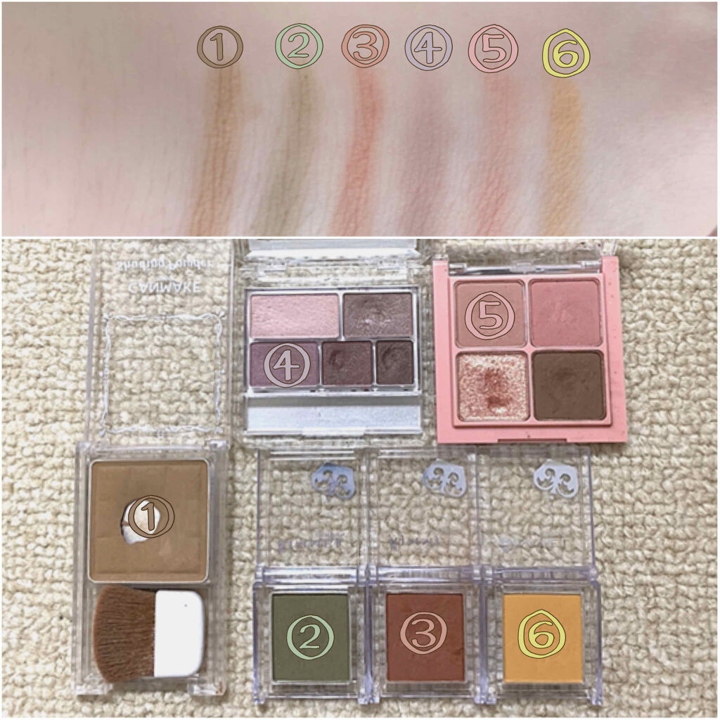 プリズム パウダーアイカラー 015/リンメル ロンドン/単色アイシャドウを使ったクチコミ（3枚目）