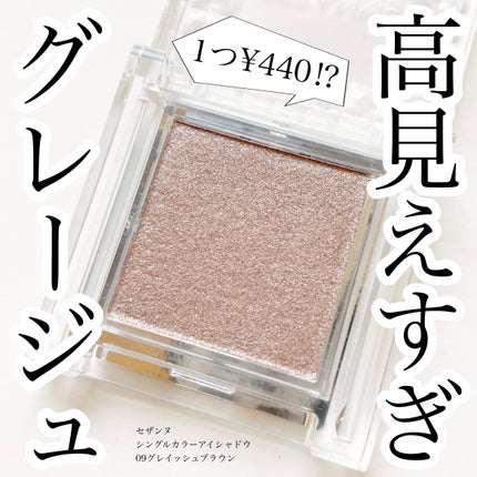 シングルカラーアイシャドウ/CEZANNE/単色アイシャドウを使ったクチコミ(1枚目)