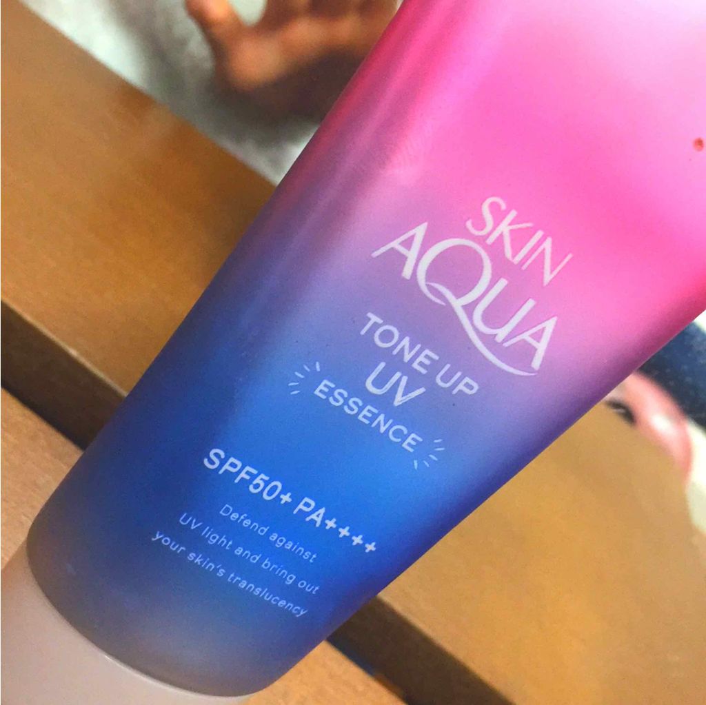 スキンアクア トーンアップUVエッセンス/スキンアクア/日焼け止めクリームを使ったクチコミ(1枚目)