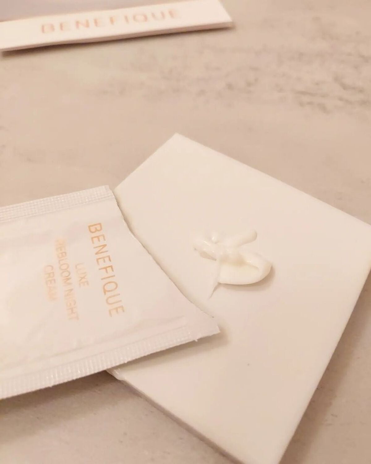 リュクス リブルームナイトクリーム/BENEFIQUE/フェイスクリームを使ったクチコミ(2枚目)