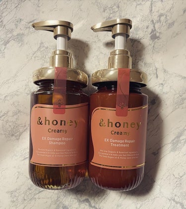 Creamy EXダメージリペアシャンプー1.0/ヘアトリートメント2.0/&honey/シャンプー・コンディショナーを使ったクチコミ（1枚目）