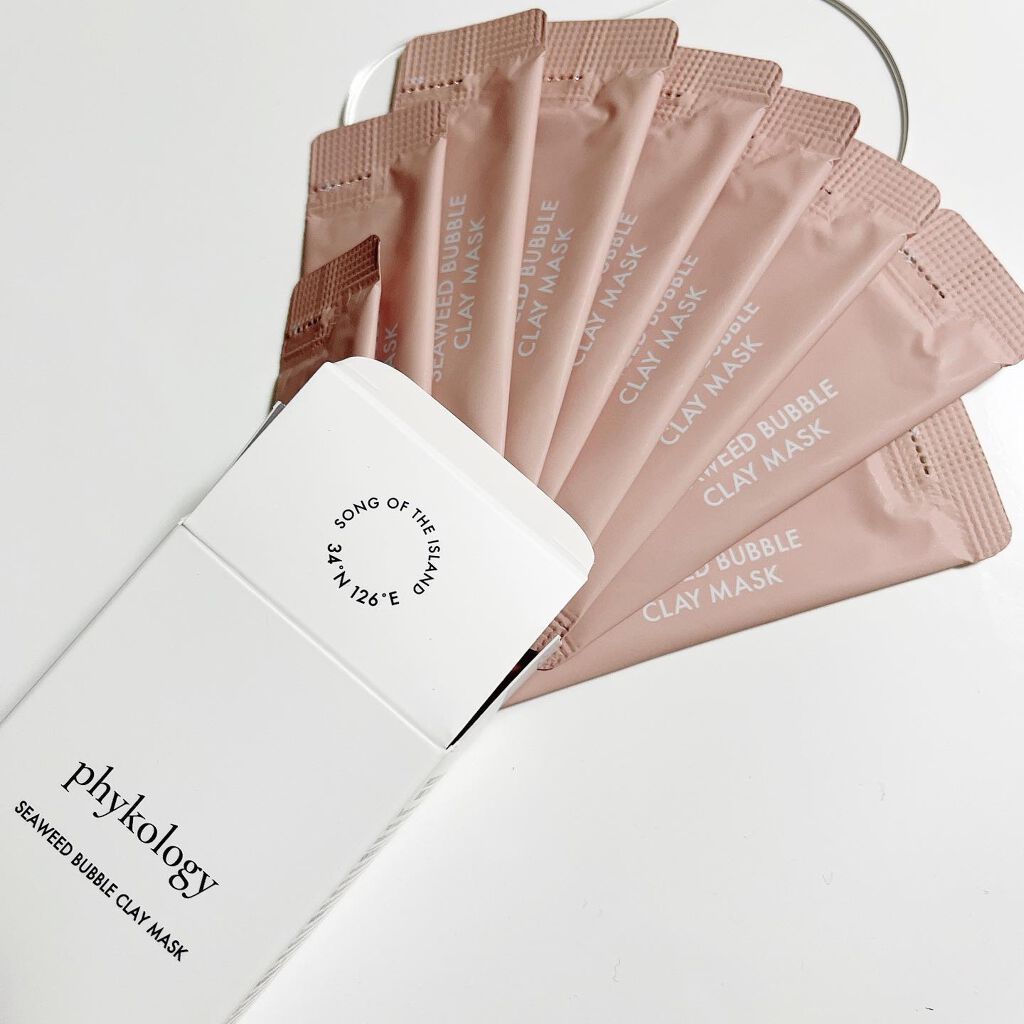 海藻(シーウィード)バブル クレイマスク/phykology/洗い流すパック・マスクを使ったクチコミ(1枚目)