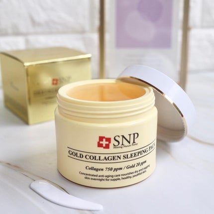 SNP ゴールド コラーゲン スリーピング パック/SNP/シートマスク・パックを使ったクチコミ(1枚目)