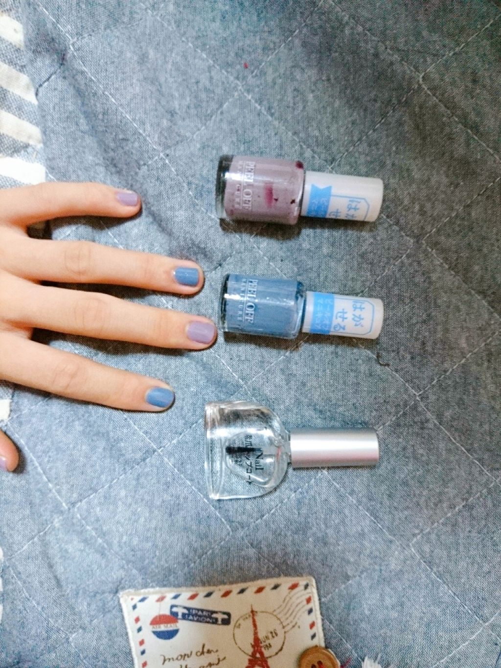 素爪トップコート/DAISO/ネイルトップコートを使ったクチコミ（3枚目）