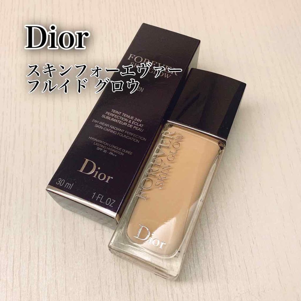 【旧】ディオールスキン フォーエヴァー フルイド グロウ/Dior/リキッドファンデーションを使ったクチコミ(1枚目)