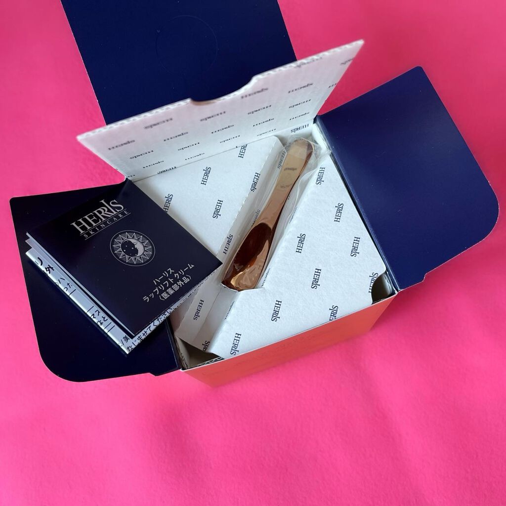 ハーリス ラップリフトクリームのクチコミ「🟩【シワ改善✖️シミ予防】同時に出来る“W“処方🟩
自宅で簡単本格💆🏻‍♀️シワ改善&シミ対策.....」（3枚目）