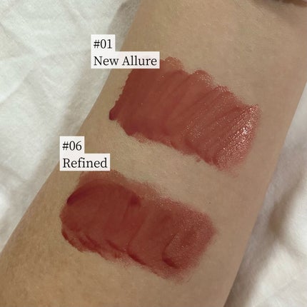 ムードインハンサーウォーターリキッドグロウ/hince/口紅を使ったクチコミ(3枚目)